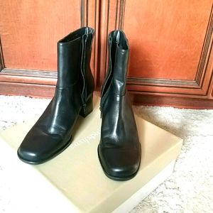Black Leather Easy Spirit Boots